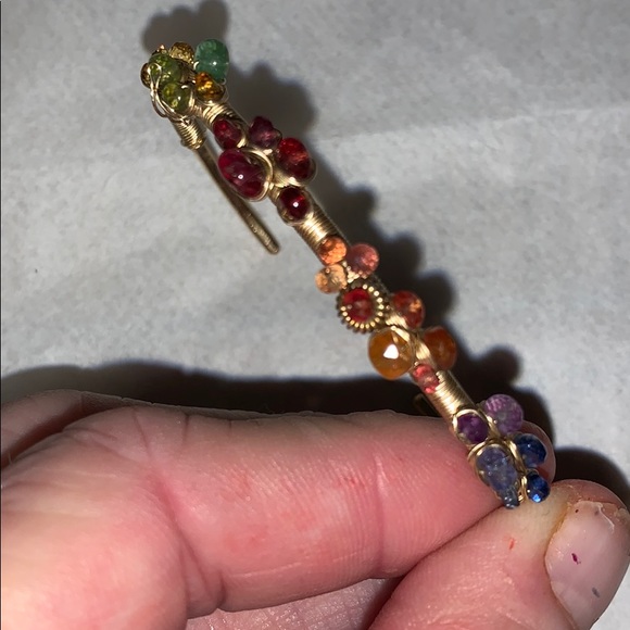 Genuine Gemstone Bracelets*Rubys,Amythest,Peridot - Picture 6 of 16